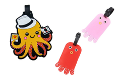 Cute Octopus Animal Design Luggage Tag