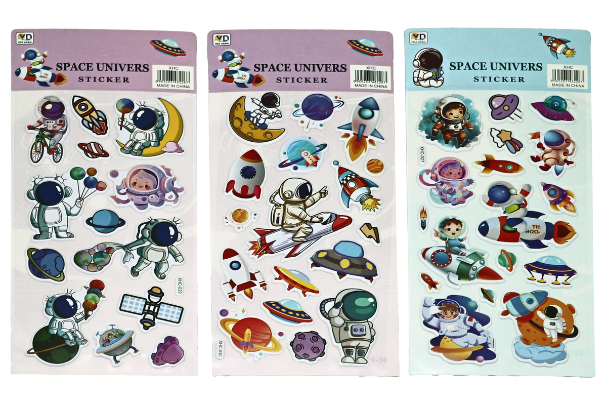 Space Astronaut Design 3D Stickers