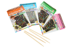DIY Colourful Scratch Pad