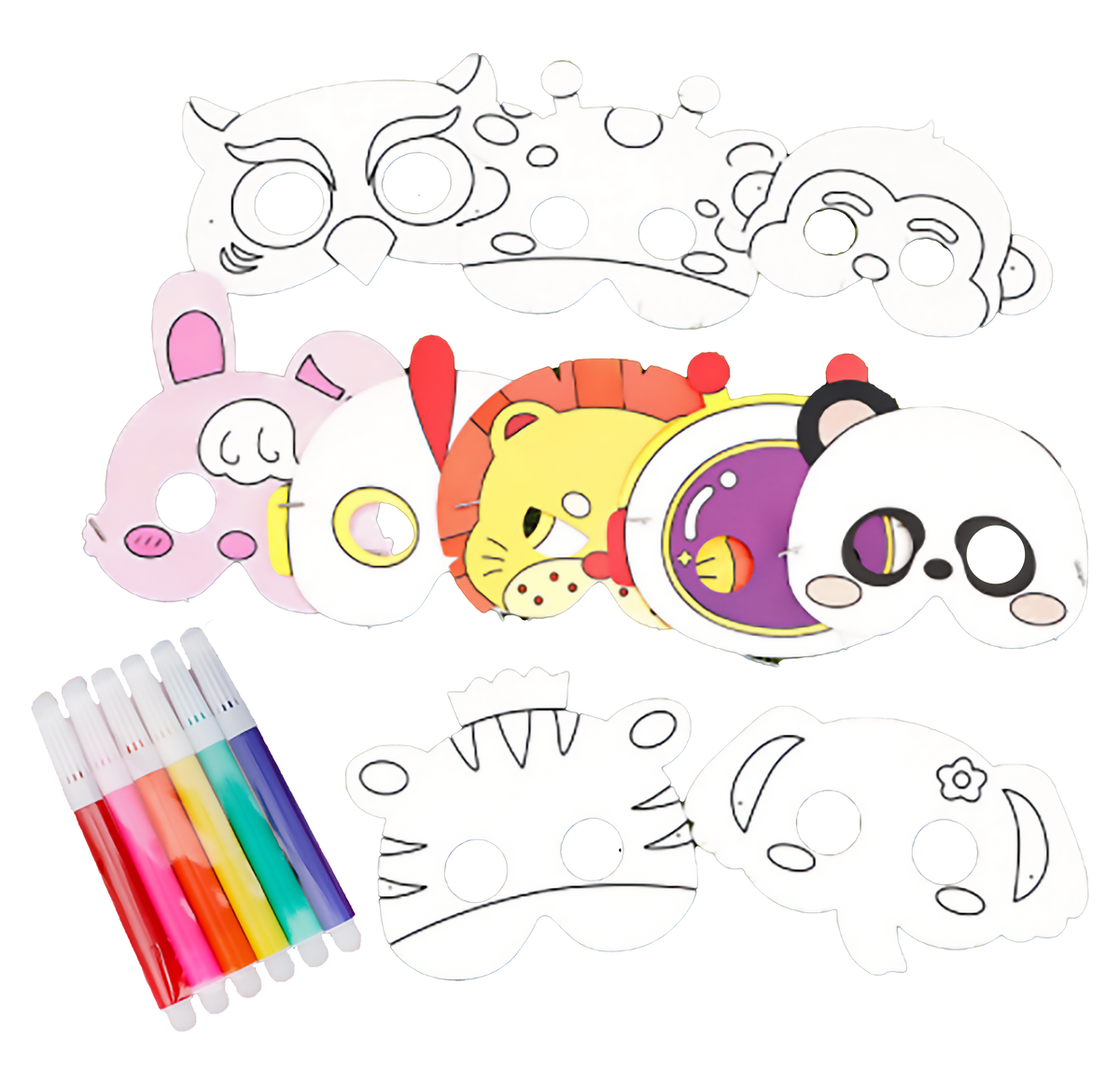 Colouring Animal Mask