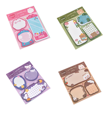 Cartoon Sticky Notepad Set