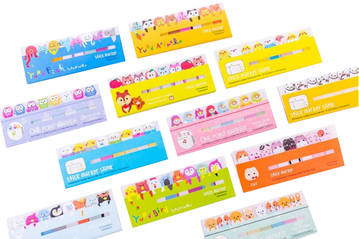 Animal Theme Stick Marker Pad