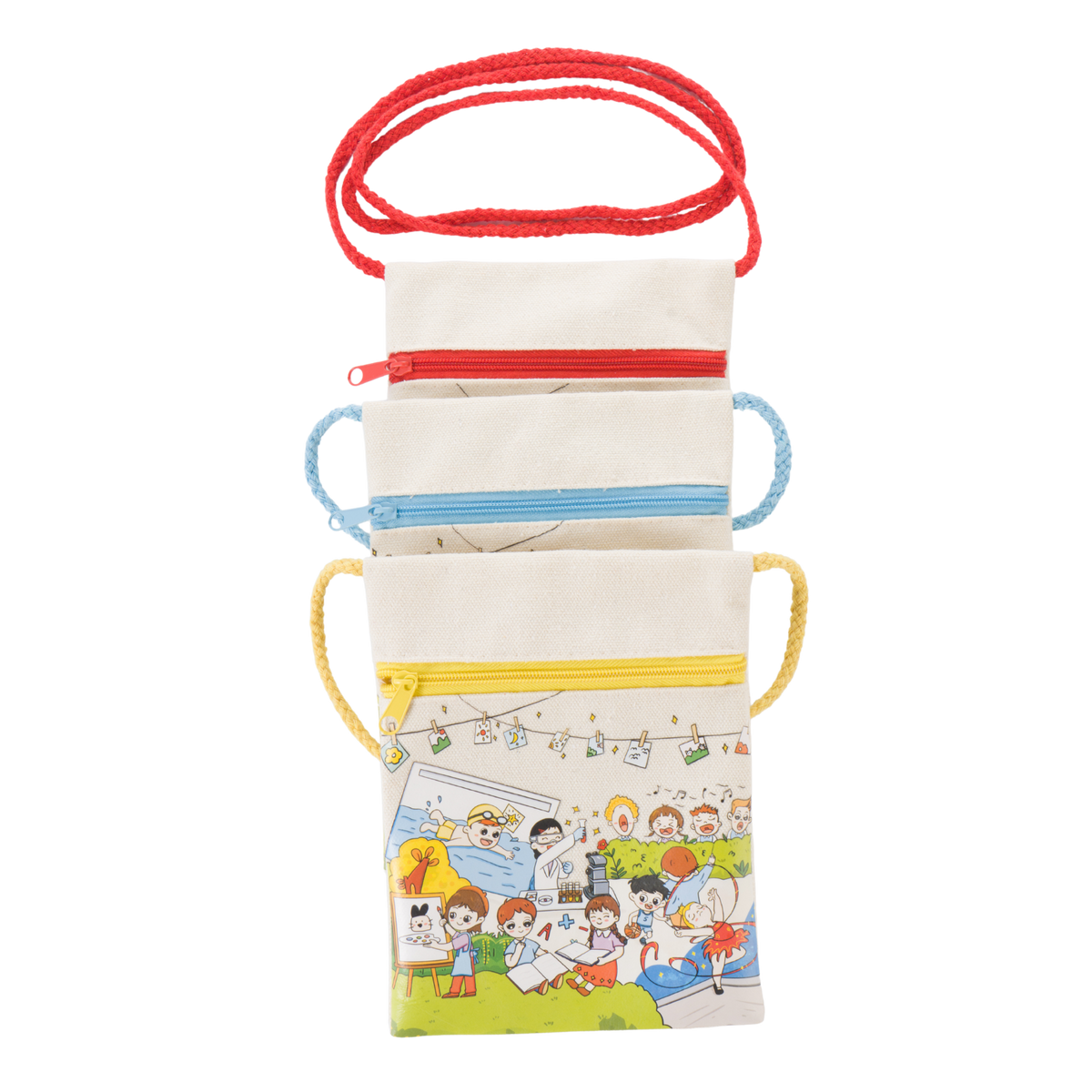 Colorful Mini Canvas Sling Bag (Deliver in 4-6 weeks)