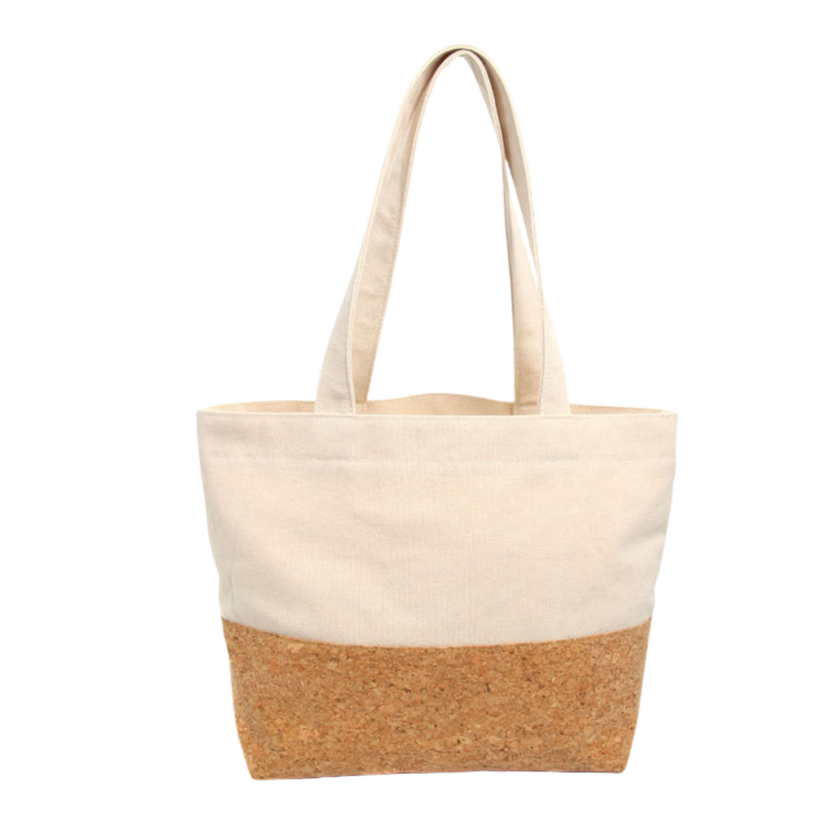 Cork Stitching Canvas Tote Bag (Deliver in 4-6 weeks)