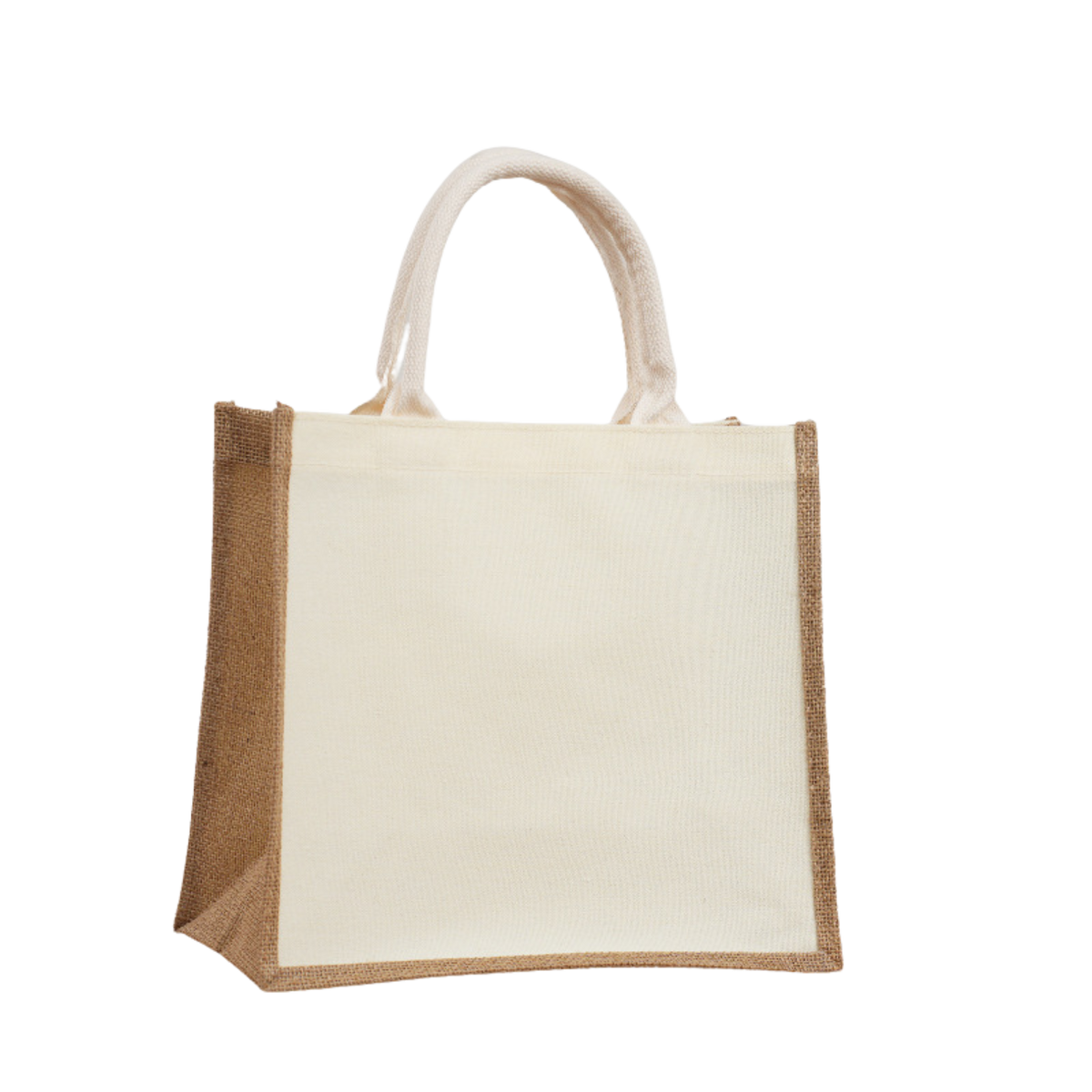Medium Jute Stitching Tote Bag (Deliver in 4-6 weeks)
