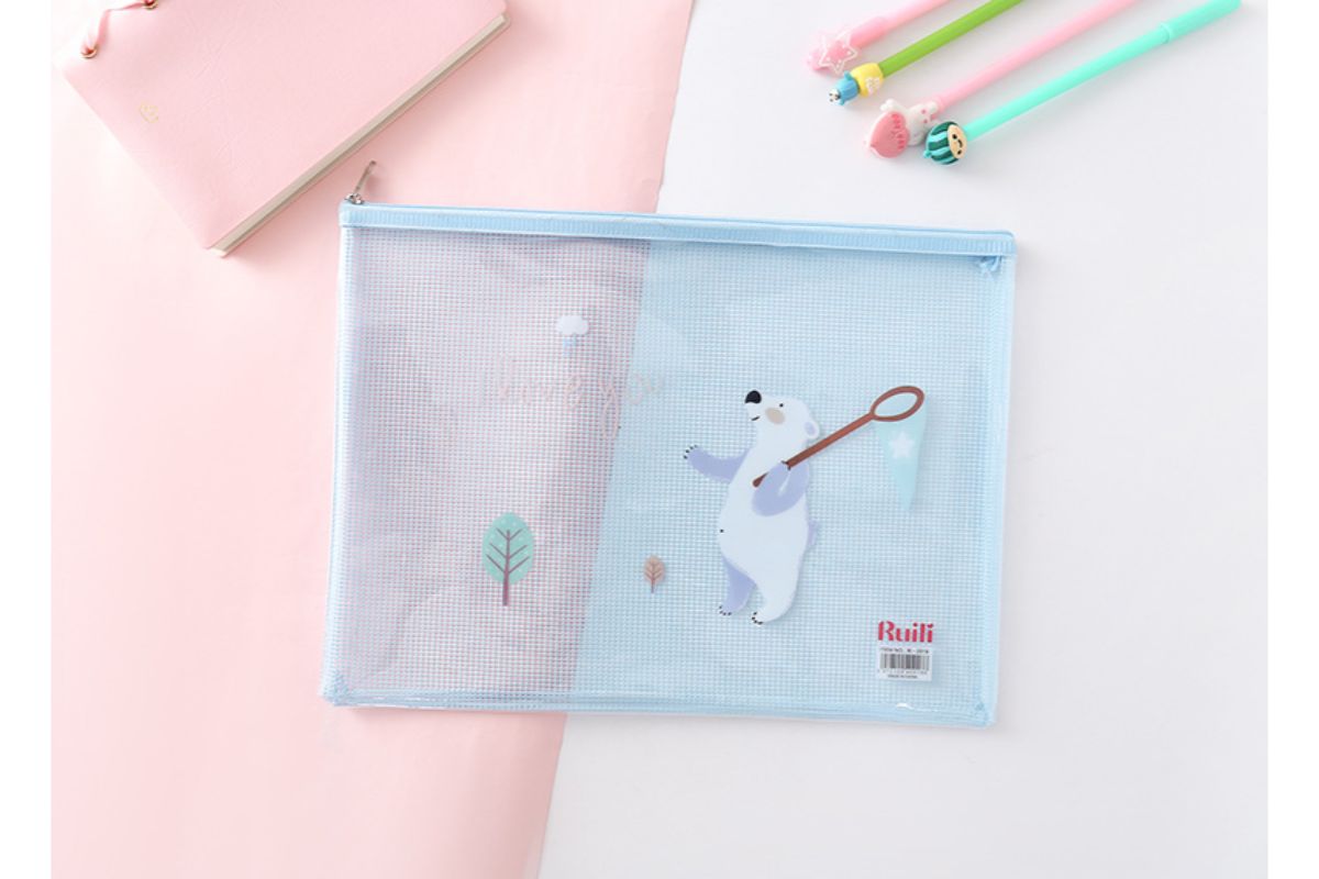 A5 Cute Cartoon Animal Design Zip Case