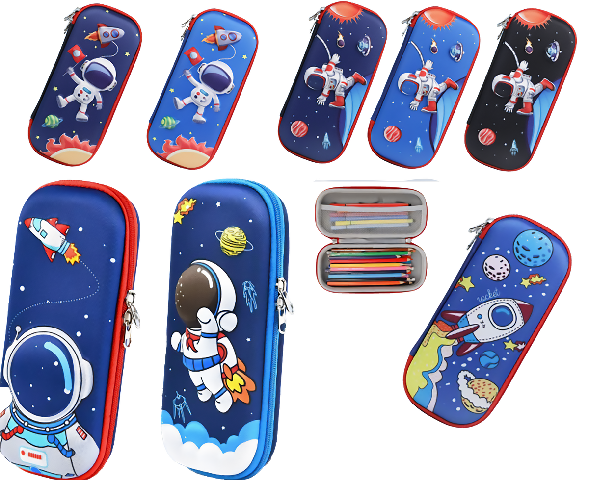Premium 3D Space Theme Pencil Case