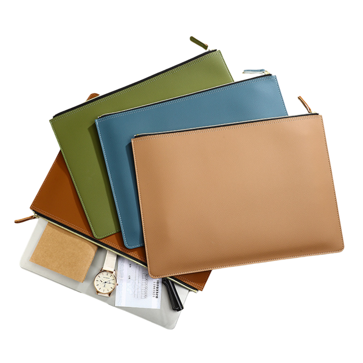 Leather File Bag (Deliver in 4-6 weeks)
