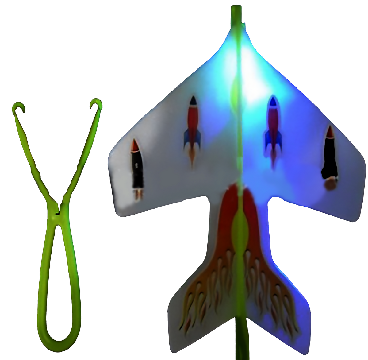 Elastic Light Up Plane