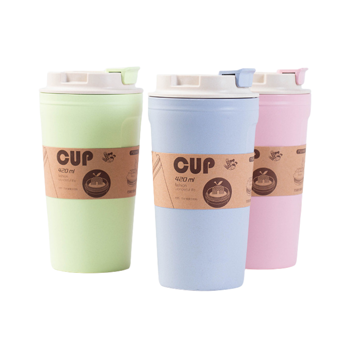 Wheat Fibre Tumbler Cup (Deliver In 4-6 weeks)