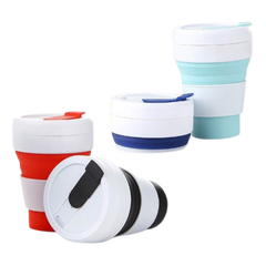 Collapsible Mug with Straw (Deliver In 4-6 weeks)