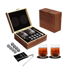 Wooden Whiskey Set Box (Deliver In 4-6 weeks)