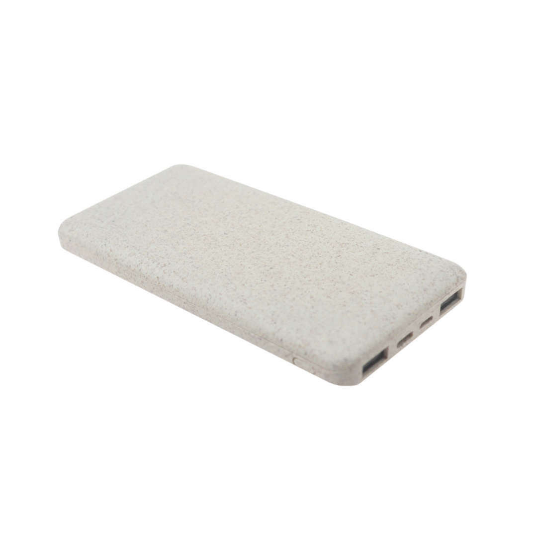 10000 MAH Wheat Straw Power Bank (Deliver in 4-6 weeks)