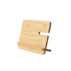 3-in-1 Multifunctional Bamboo Wireless Charger (Deliver in 4-6 weeks)