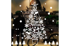 Christmas Tree Window Sticker