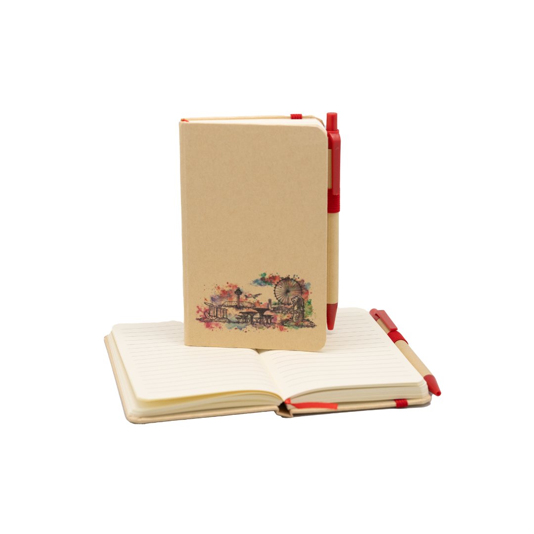 Singapore Theme Eco-Friendly A6 Notebook Set