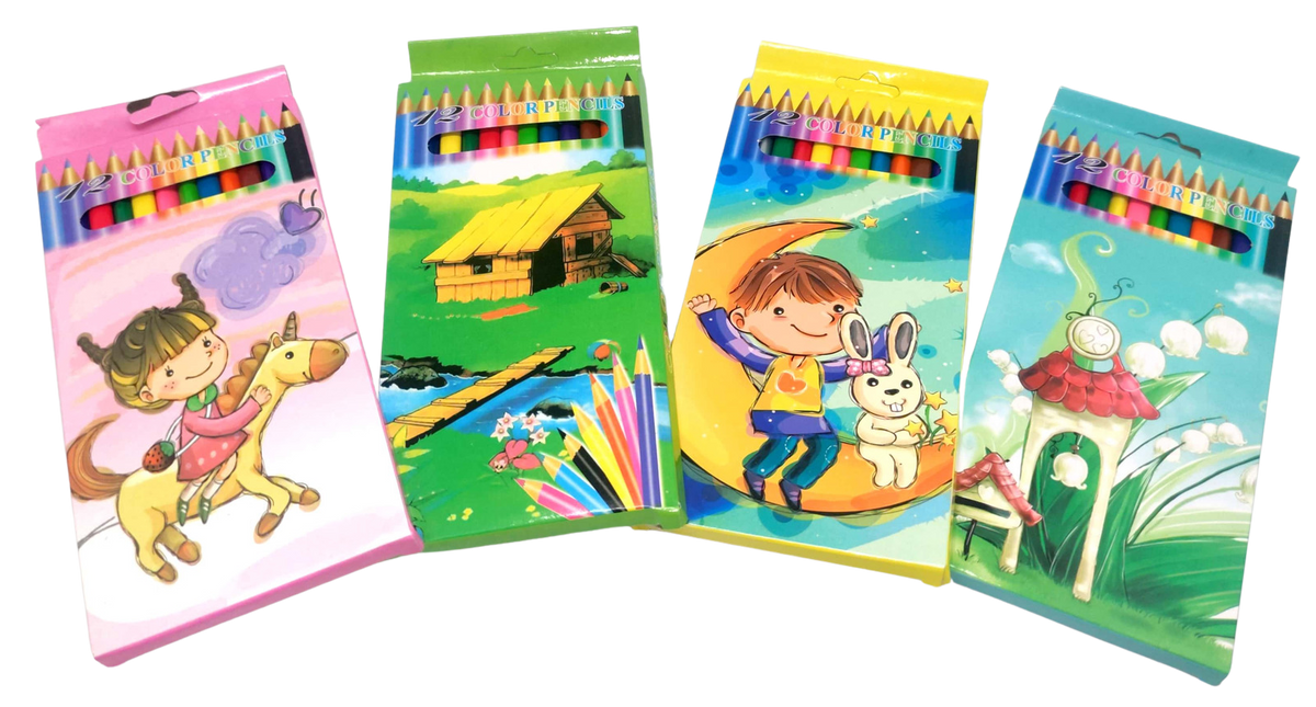 Flat Color Pencil Set