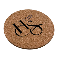 Customised Round Cork Coaster (Preorder)