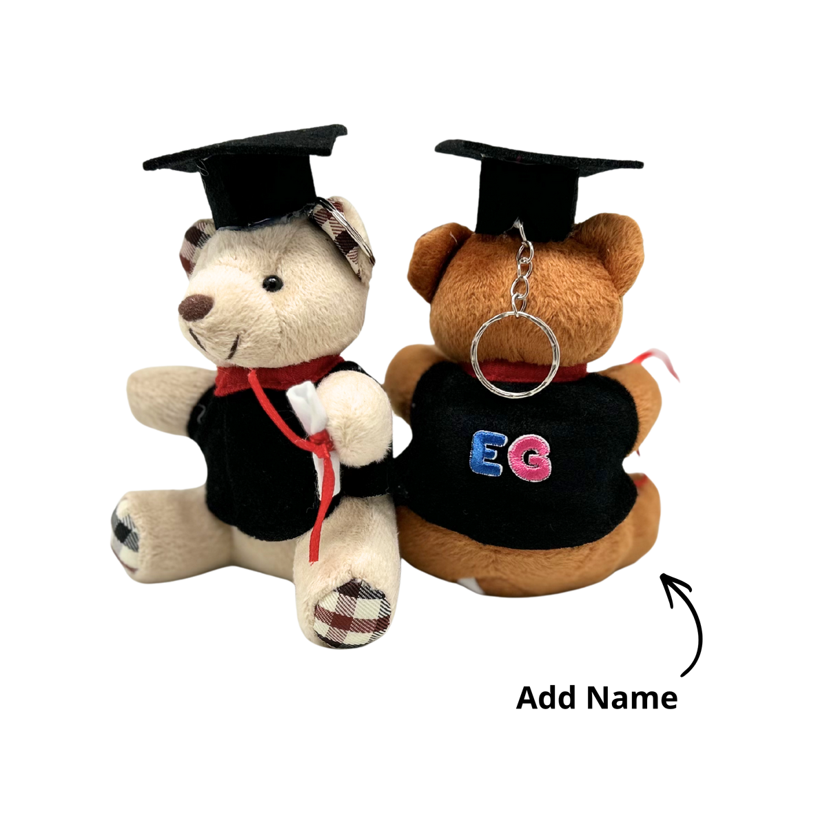 Graduation Bear Soft Toy (Name Printing)