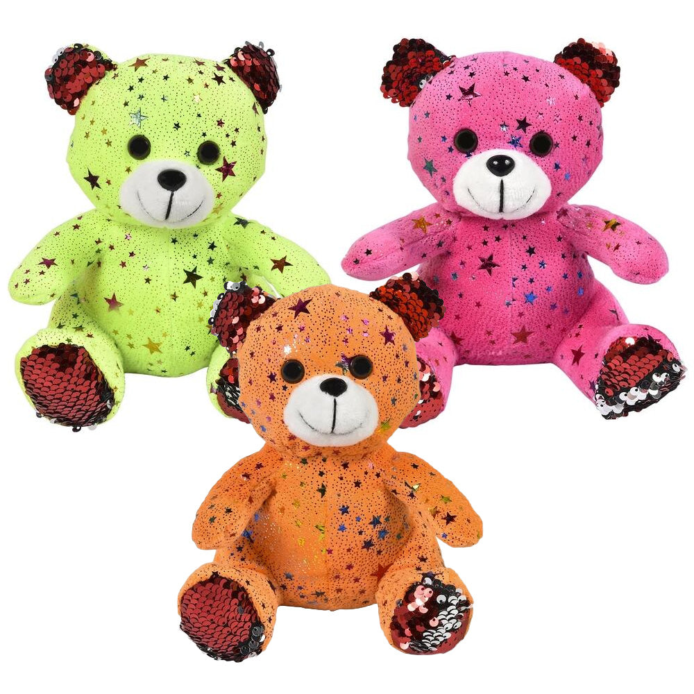 Plush Star Bear Assorted 8" (EACH)