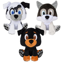 Plush Sitting Dog Assorted 10" (EACH)