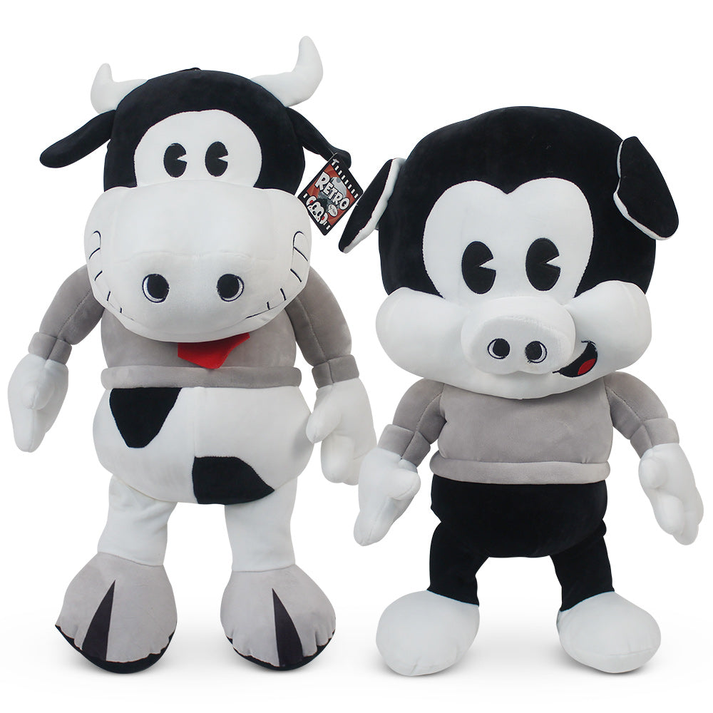Plush Cecil Pig & Gordy Cow 20" (EACH)