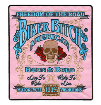 BIKER BITCH BREED PATCH (Sold by the piece)