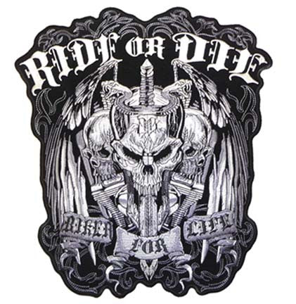 RIDE OR DIE PATCH (Sold by the piece)