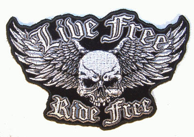 MASTER WING SKULL DELUXE PATCH (Sold by the piece)