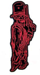 DUEL SKULL RIGHT PATCH (Sold by the piece)