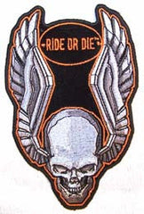 SPEED SKULL PATCH (Sold by the piece)