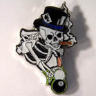 POOL SHOOTER HAT / JACKET PIN (Sold by the piece)
