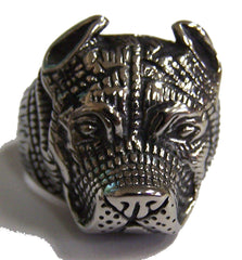 BULLDOG STAINLESS STEEL BIKER RING ( sold by the piece )