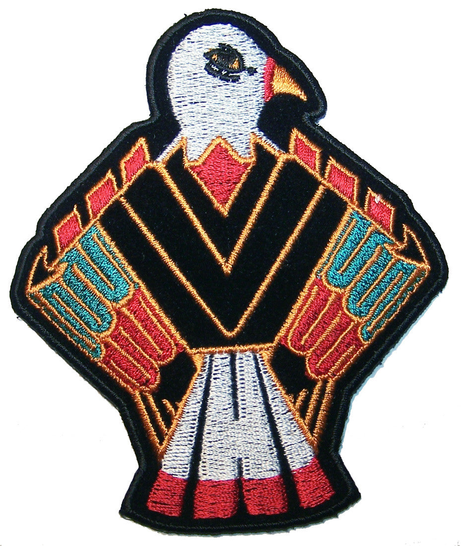 PHOENIX NATIVE EAGLE SYMBOL EMBROIDERIED PATCH (sold by the piece )