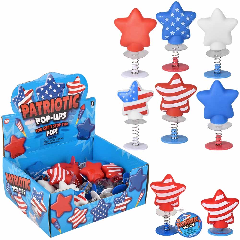 Patriotic Pop-Ups 2.75" (24 PACK)