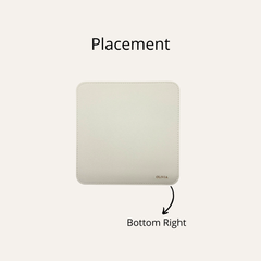 Vegan Leather Mousepad - Square (Name Printing)