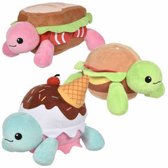 Plush Food Turtle Assorted 10" (EACH)