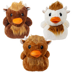 Plush Highland Duck Assorted 15" (EACH)