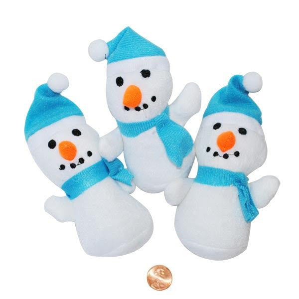 Plush Mini Winter Snowmen (24 total plush toys in 2 bags) $1.56 each
