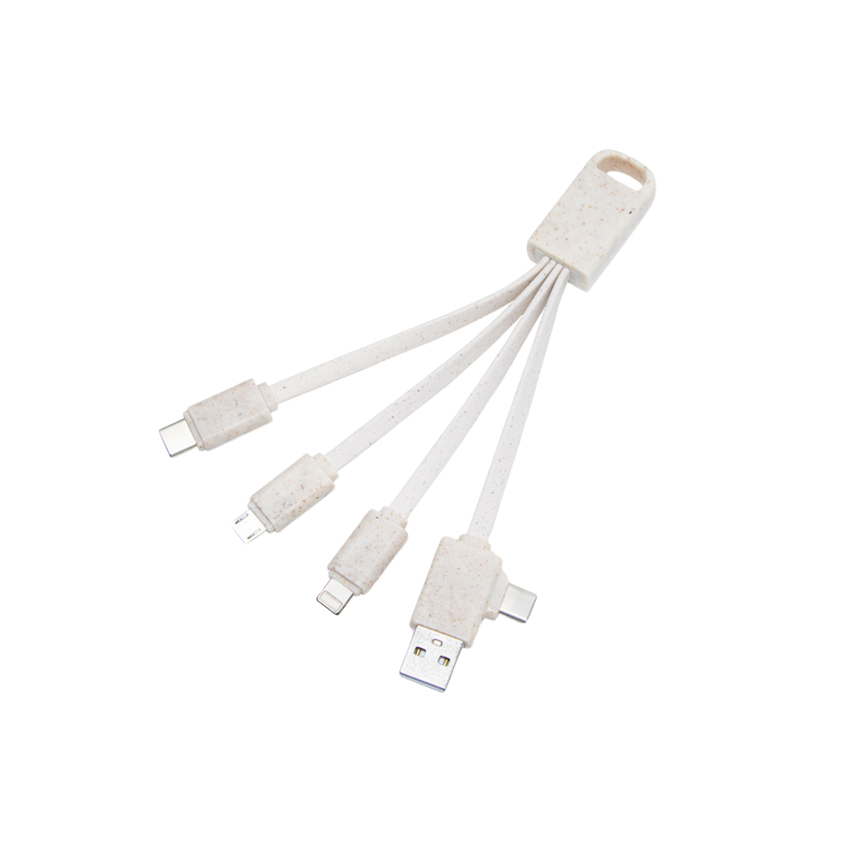 4-in-1 Wheat Straw Charging Cable (Deliver in 4-6 weeks)