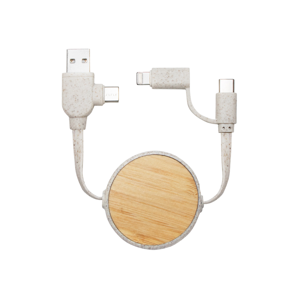 Eco Bamboo Charging Cable (Deliver in 4-6 weeks)