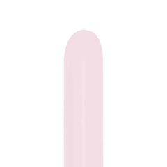 260 Twisting Balloons Pastel Pink 60" (50 PACK)