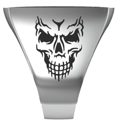 GRIM REAPER W SICKLE STAINLESS STEEL BIKER RING ( sold by the piece )