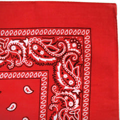 Bandana 100% Cotton Paisley Print Double-Sided