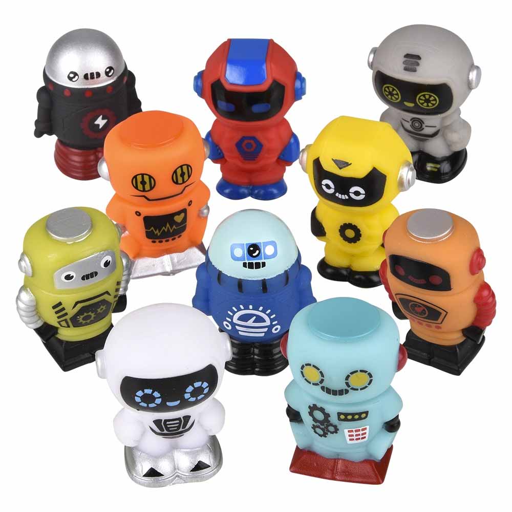 Rubber Robot Assortment 2.25" (50 PACK)