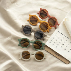 matte macarone children's summer sunglasses
