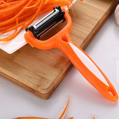1007GG 3 in 1 Kitchen Gadget Accessories Potato Peeler Multifunctional 360 Degree Rotary Vegetable Peeler Cutter Melon Planer Grater