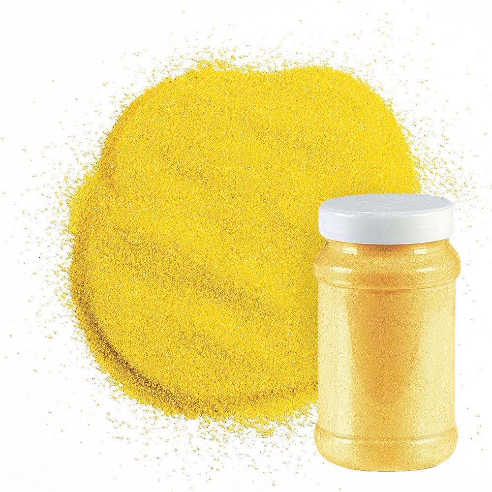 Sand Art Craft Sand - Yellow 22 oz (EACH)