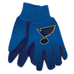 St. Louis Blues Adult Two Tone Utility Gloves (EACH)