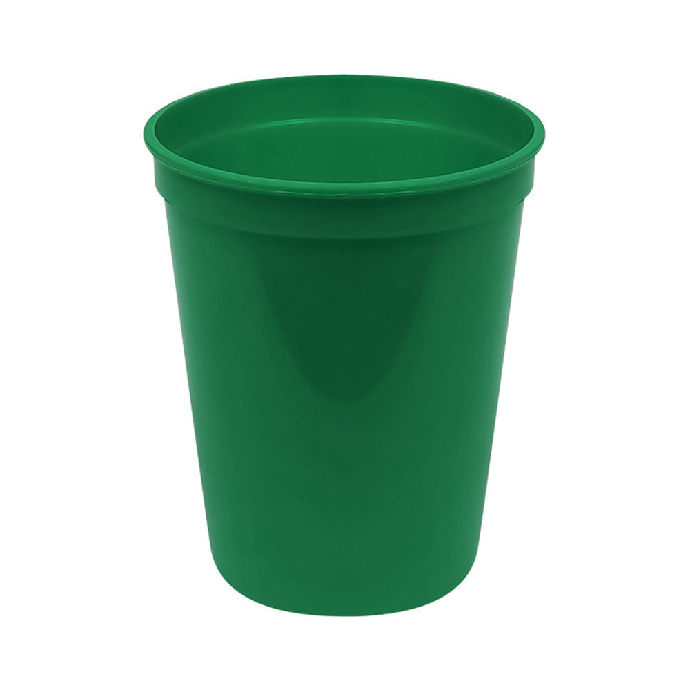 Plastic Stadium Cups - Green 16 oz (25 PACK)
